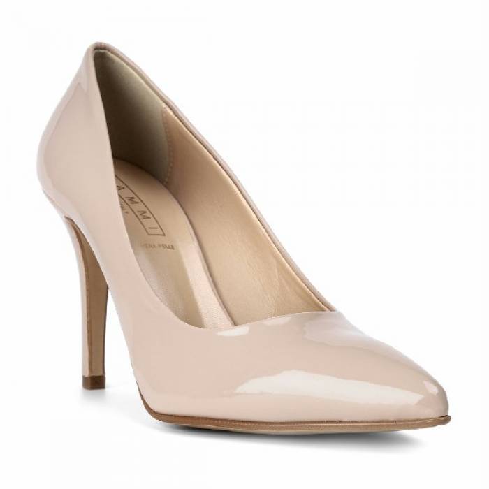 scarpe beige decollete