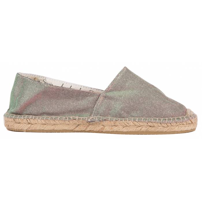 Espadrillas lamè cangiante