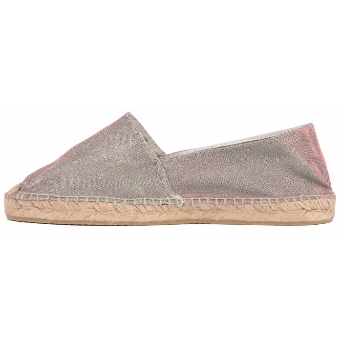 Espadrillas lamè cangiante