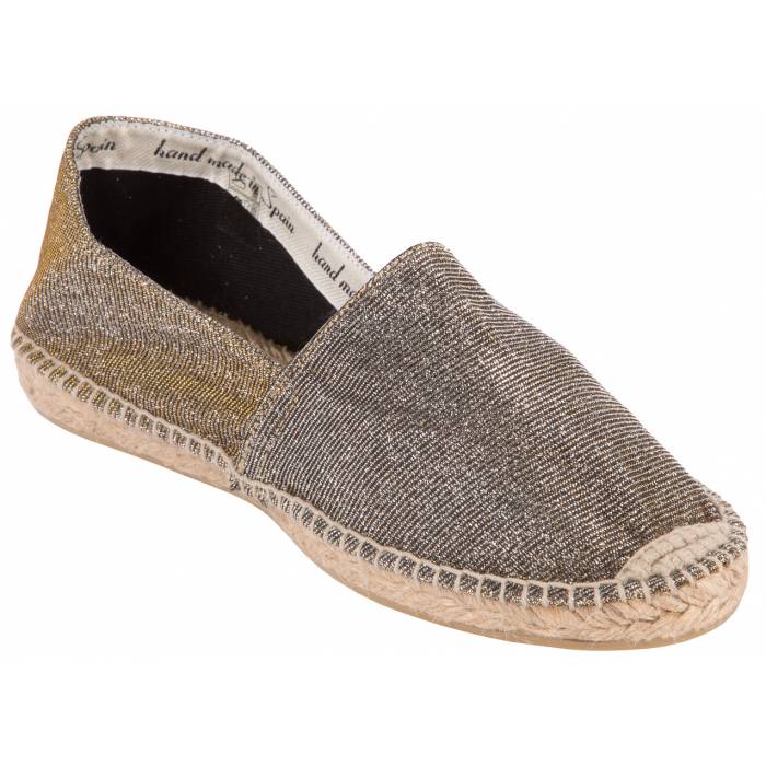 Espadrillas lamè cangiante