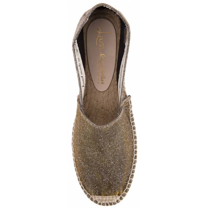 Espadrillas lamè cangiante
