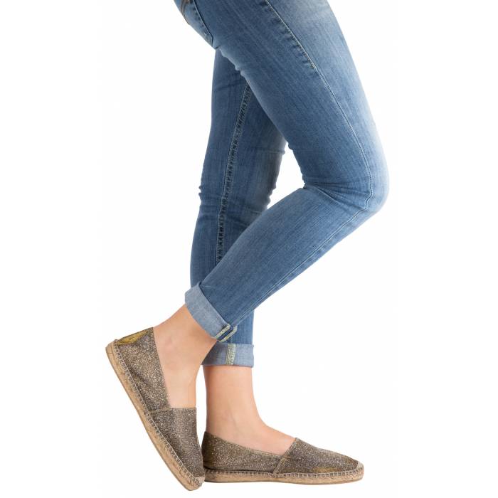 Espadrillas lamè cangiante