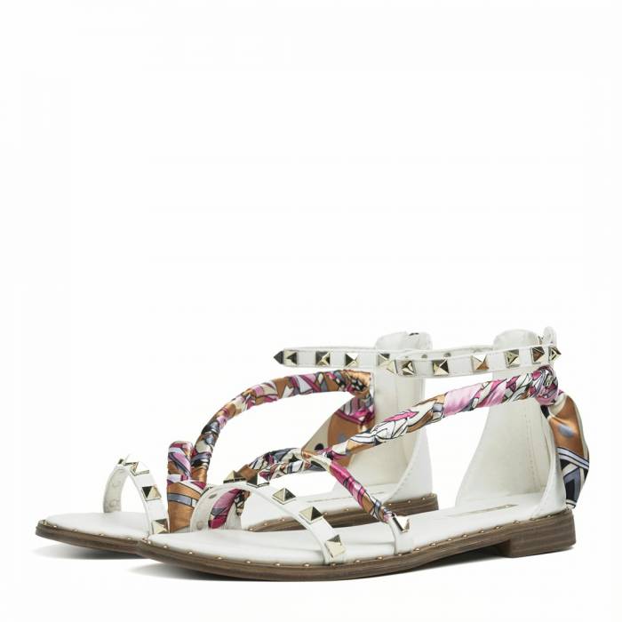 Sandali con on sale cerniera dietro