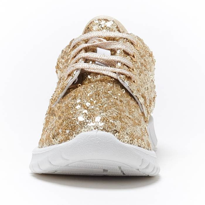 Ventis Donna Scarpe Sneakers Sneakers con glitter Sneakers Ottaya in paillettes oro 